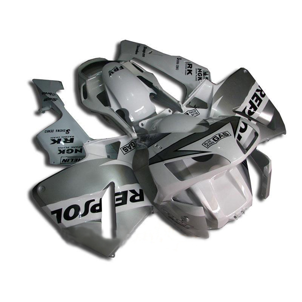 Fairing Kit Fit For Honda CBR1000RR 2003 - 2004 - Dark Grey Light Grey