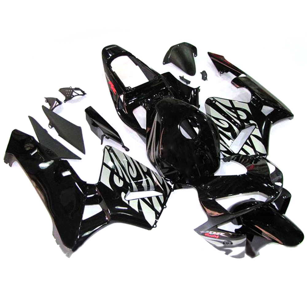 Fairing Kit Fit For Honda CBR1000RR 2003 - 2004 - Black Silver