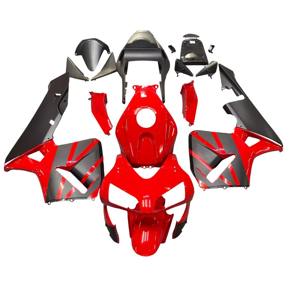 Fairing Kit Fit For Honda CBR1000RR 2003 - 2004 - Red Iron Gray