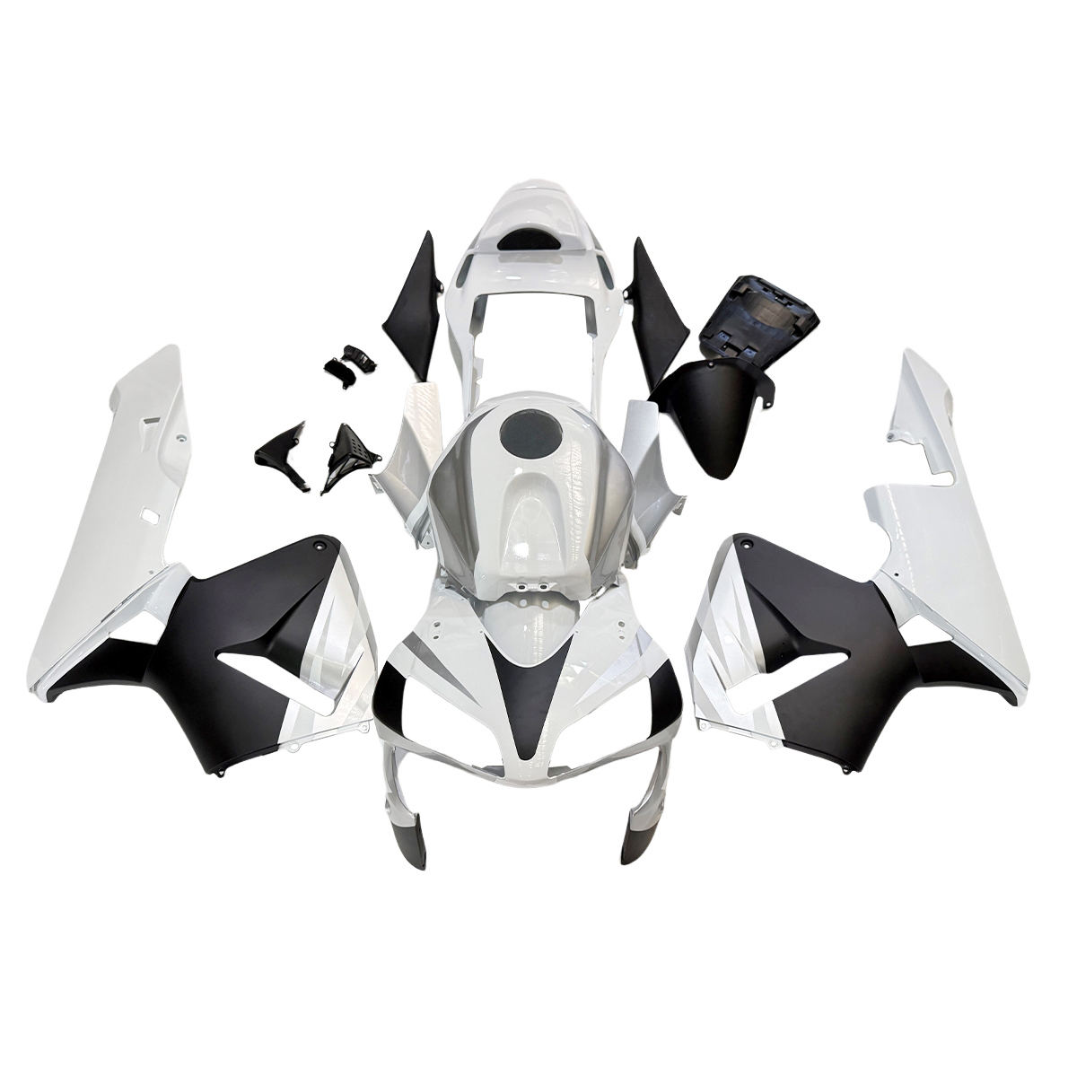 Fairing Kit Fit For Honda CBR1000RR 2003 - 2004 - White Matte Black