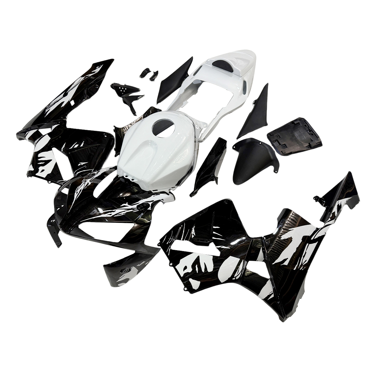 Fairing Kit Fit For Honda CBR1000RR 2003 - 2004 - Black White Limited Edition Leyla