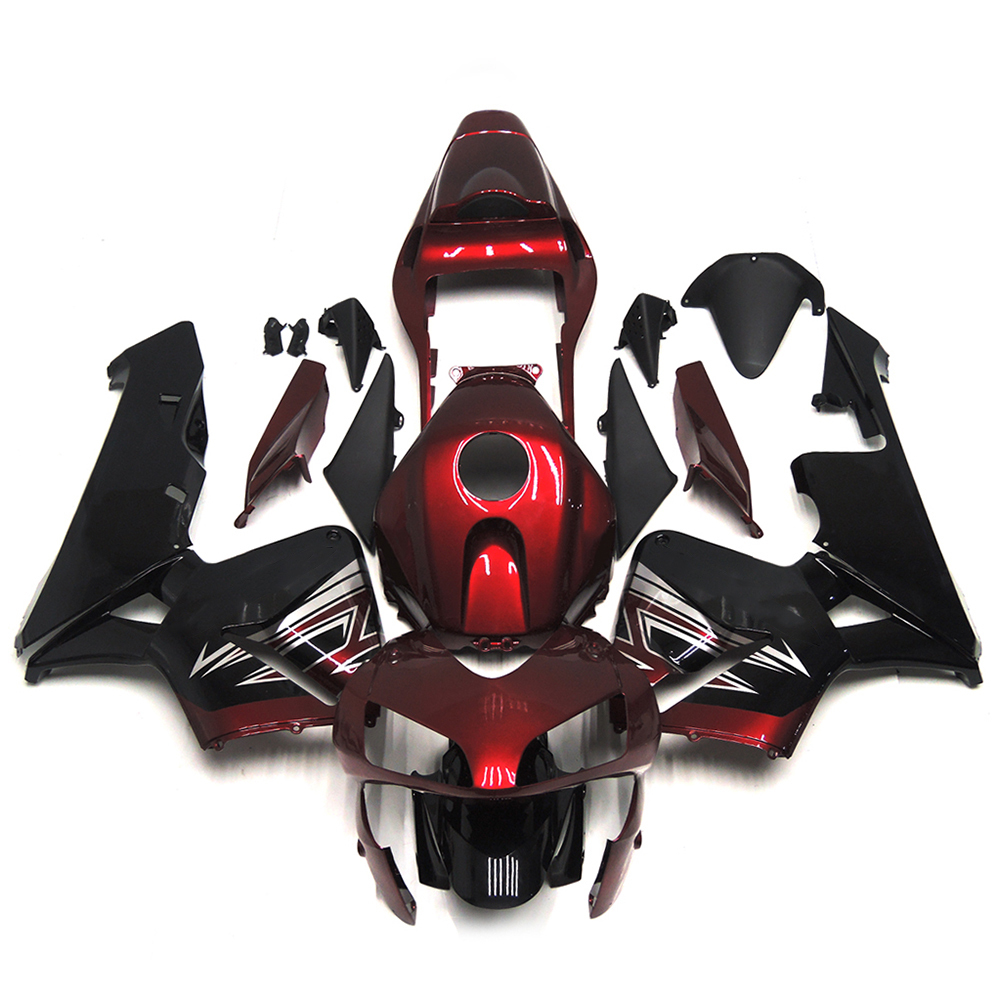 Fairing Kit Fit For Honda CBR1000RR 2003 - 2004 - Dark Red Black