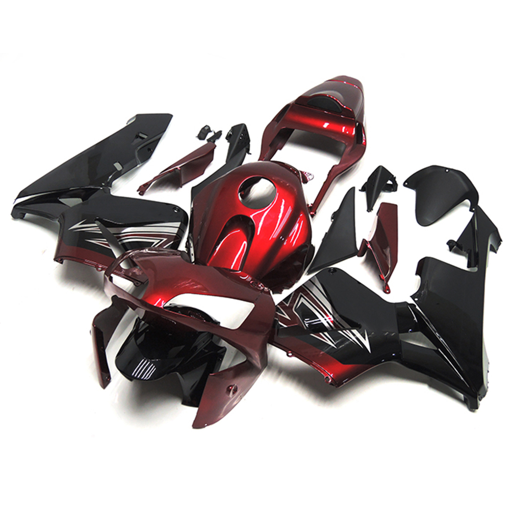 Fairing Kit Fit For Honda CBR1000RR 2003 - 2004 - Dark Red Black