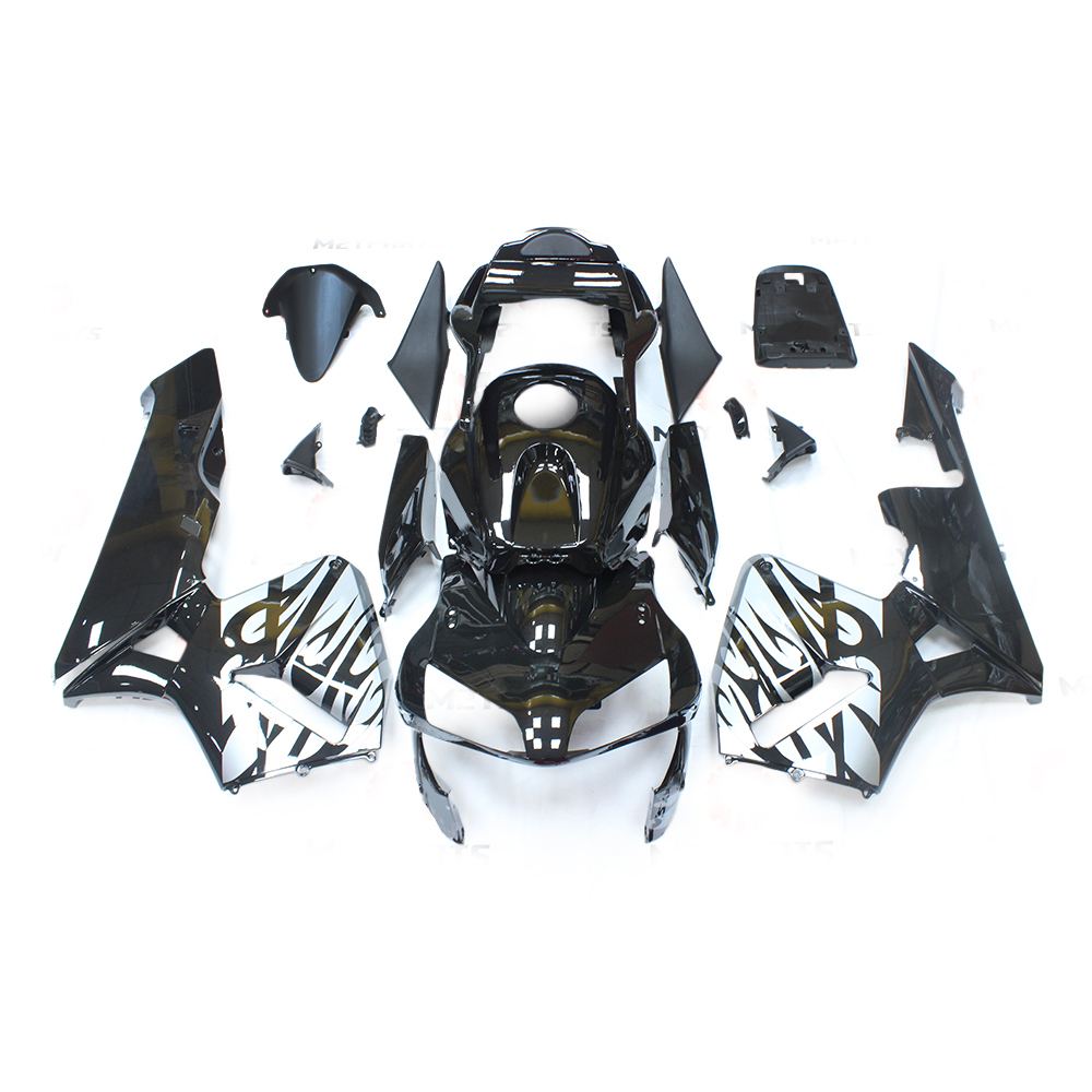 Fairing Kit Fit For Honda CBR1000RR 2003 - 2004 - Black Silver