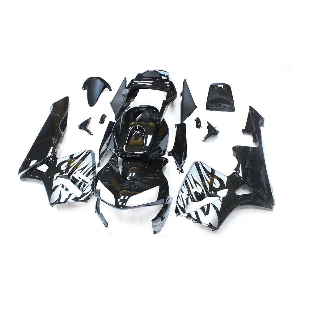 Fairing Kit Fit For Honda CBR1000RR 2003 - 2004 - Black Silver
