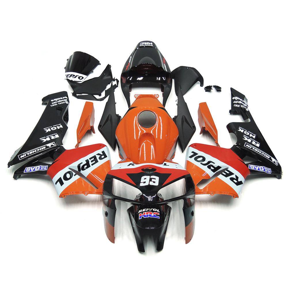 Fairing Kit Fit For Honda CBR1000RR 2005 - 2006 - Orange Black