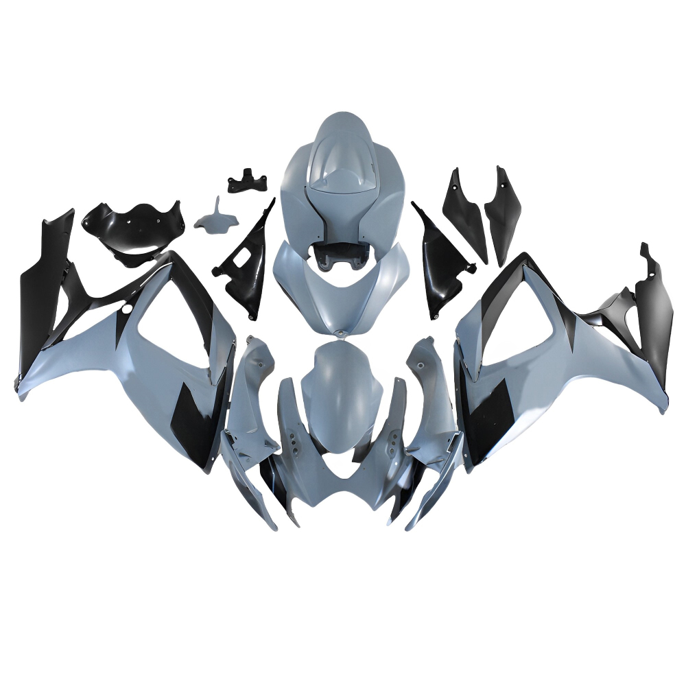 Fairing Kit Fit For Suzuki GSXR600 GSXR750 2006 - 2007 - Matte Cement Grey Black