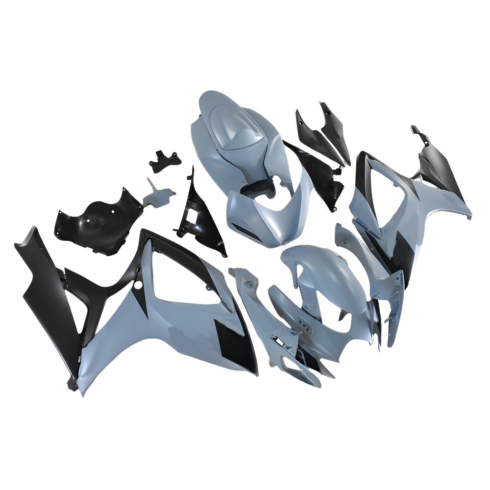 Fairing Kit Fit For Suzuki GSXR600 GSXR750 2006 - 2007 - Matte Cement Grey Black