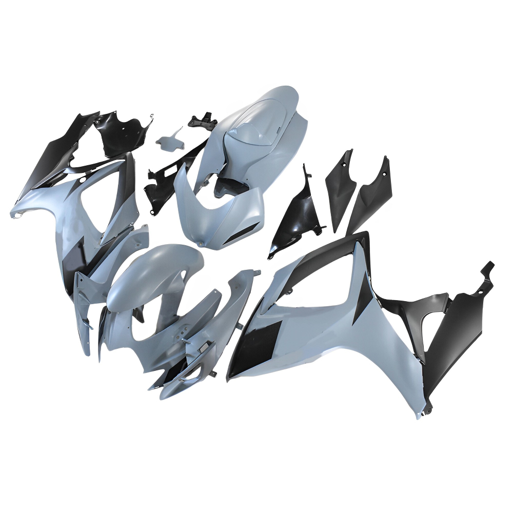Fairing Kit Fit For Suzuki GSXR600 GSXR750 2006 - 2007 - Matte Cement Grey Black