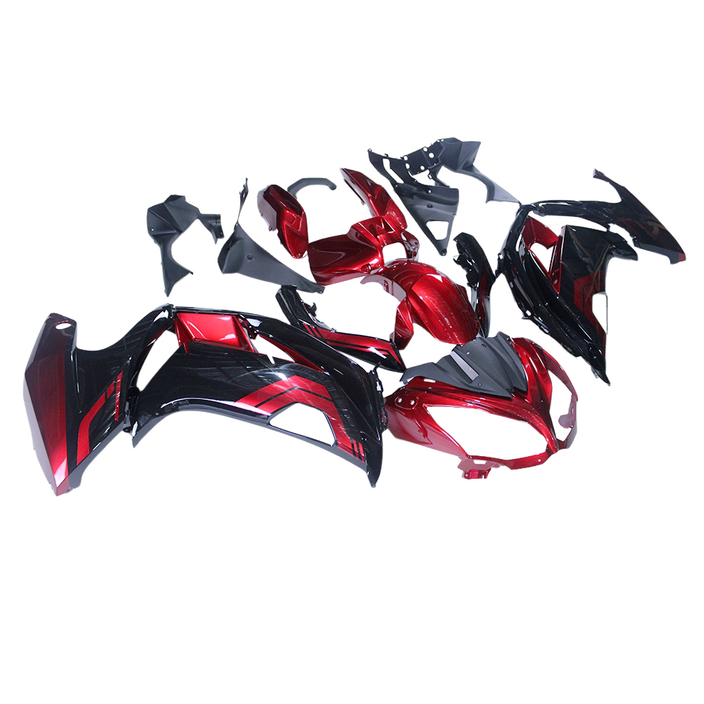Fairing Kit Fit For Kawasaki Ninja 650 2012 - 2016 - Dark Red Black