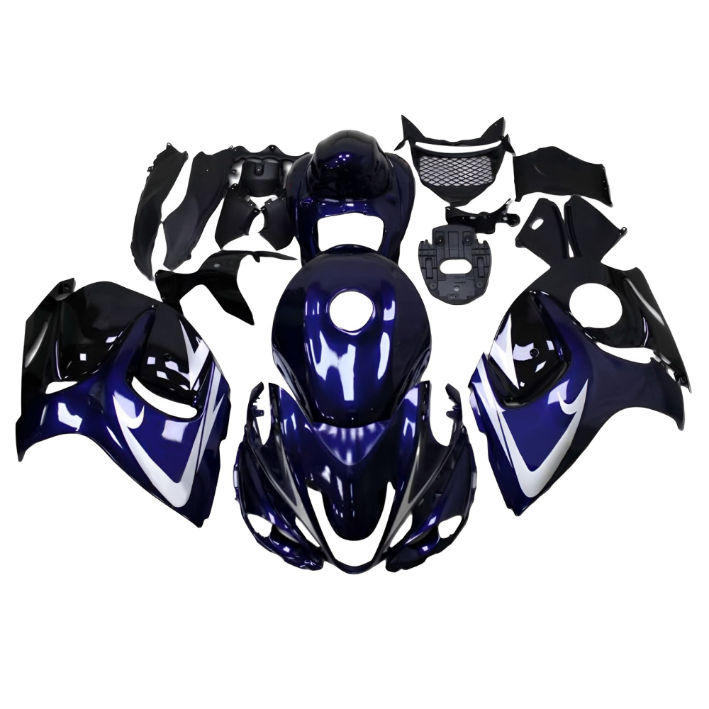 Fairing Kit Fit For Suzuki Hayabusa GSXR1300 2008 - 2020 - Dark Blue Silver
