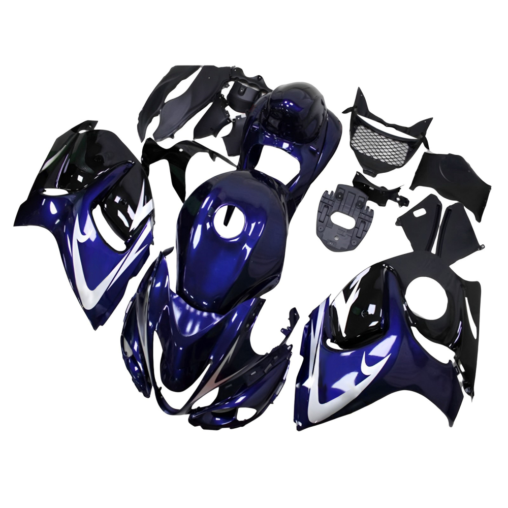 Fairing Kit Fit For Suzuki Hayabusa GSXR1300 2008 - 2020 - Dark Blue Silver