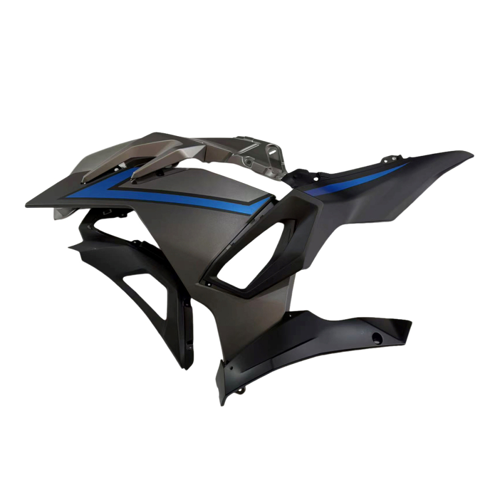 Fairing Kit Fit For Kawasaki Ninja 500 2024 - 2025 - Matte Black Blue