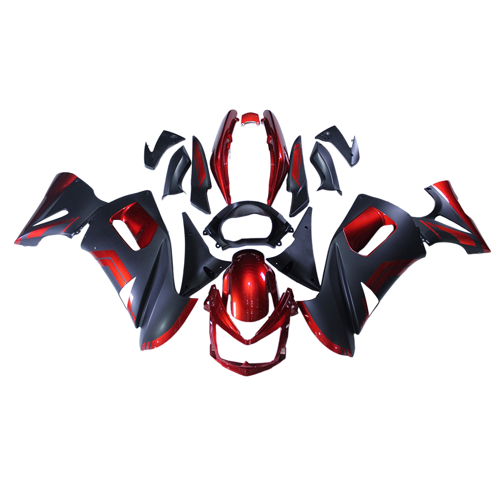 Fairing Kit Fit For Kawasaki Ninja 650R 2006 2007 2008 - Black Candy Red
