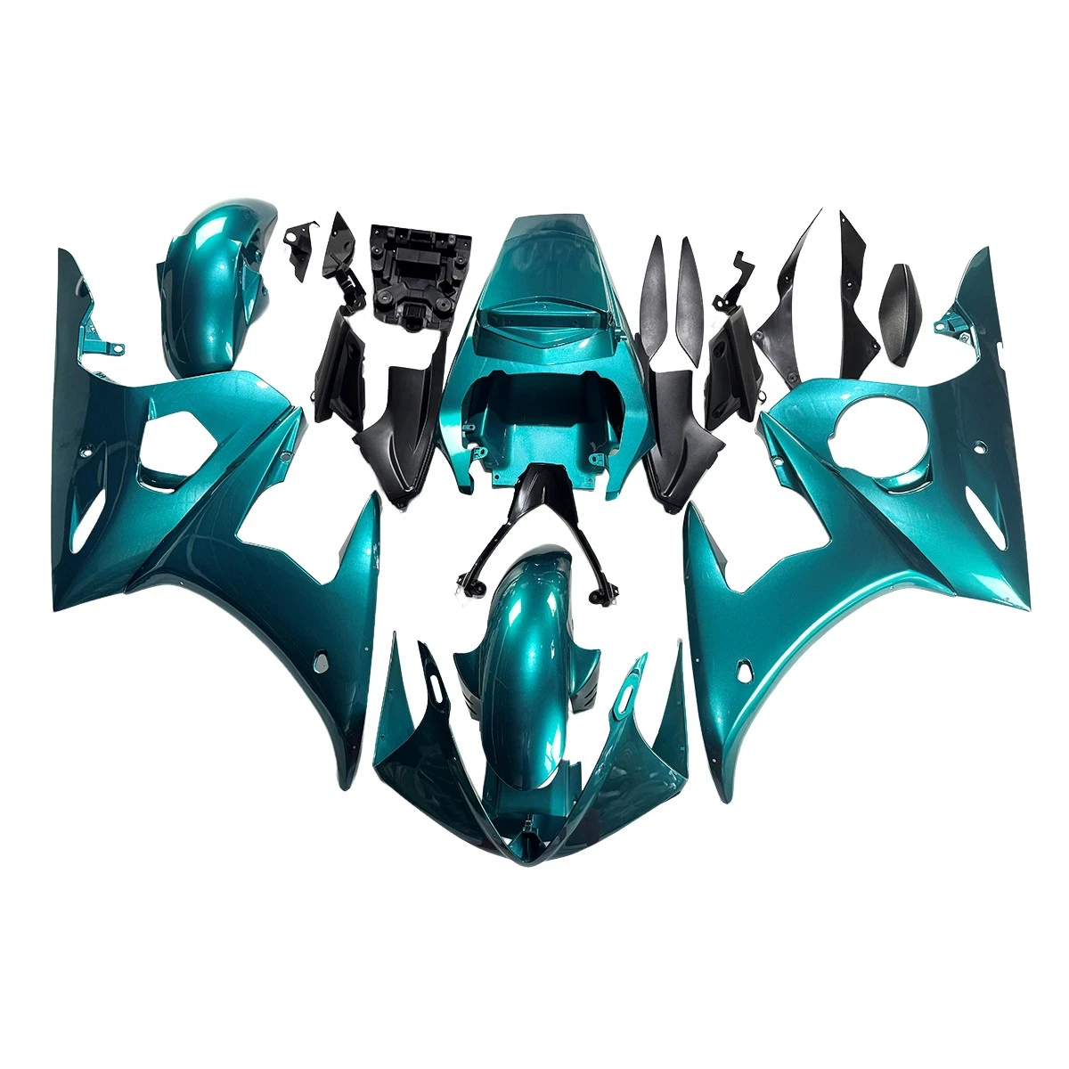 Teal Blue Green ABS Bodywork For Yamaha YZF600 R6 2003 2004 YZF R6 Fairings
