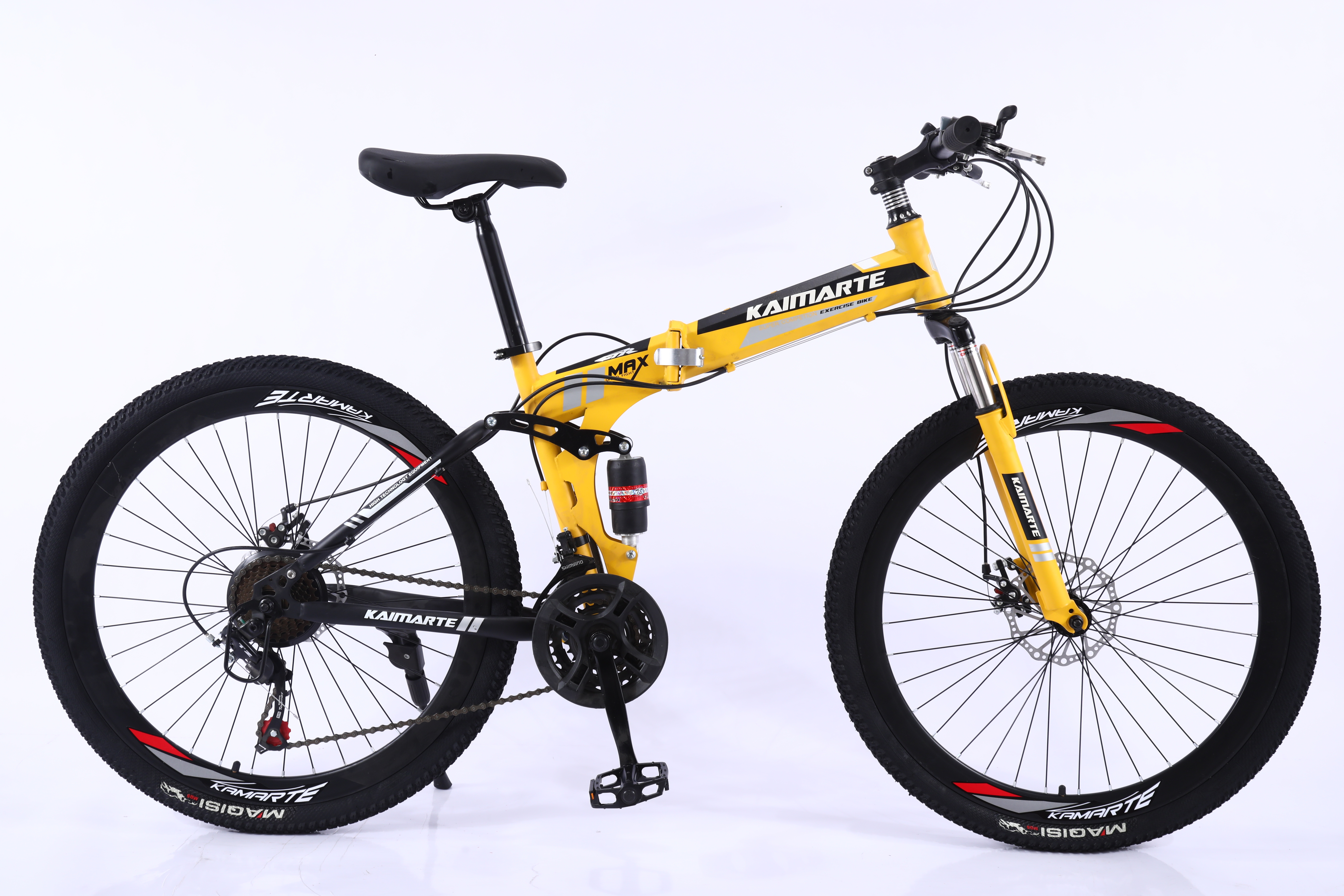 Wholesale 26" Light Weight Folding Mountain Bike 21/24/27 Speed OEM Steel Frame Folding Mountain Cycle for Adult