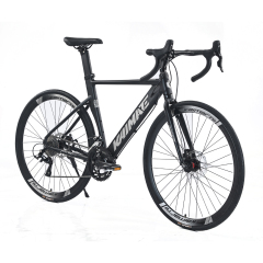 China Factory 18 Speed 700C Road Bike Carbon Steel Stock Bicycle Racing Cycle Bike