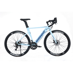 China Factory 18 Speed 700C Road Bike Carbon Steel Stock Bicycle Racing Cycle Bike