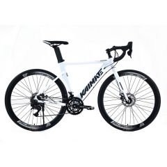 China Factory 18 Speed 700C Road Bike Carbon Steel Stock Bicycle Racing Cycle Bike
