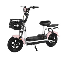 Wholesale 14 Inch E-bicycle Ebike Electric Bicycle 350W 48V 12Ah 20Ah City Electric Bike With Basket