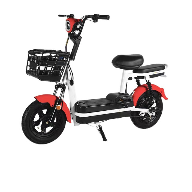 Wholesale 14 Inch E-bicycle Ebike Electric Bicycle 350W 48V 12Ah 20Ah City Electric Bike With Basket