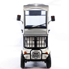 Factory Direct Hot Sale 800W 60V Electric Golf Cart 4 Seater Scooter Long Range 4 Wheels Electric Cart With Roof