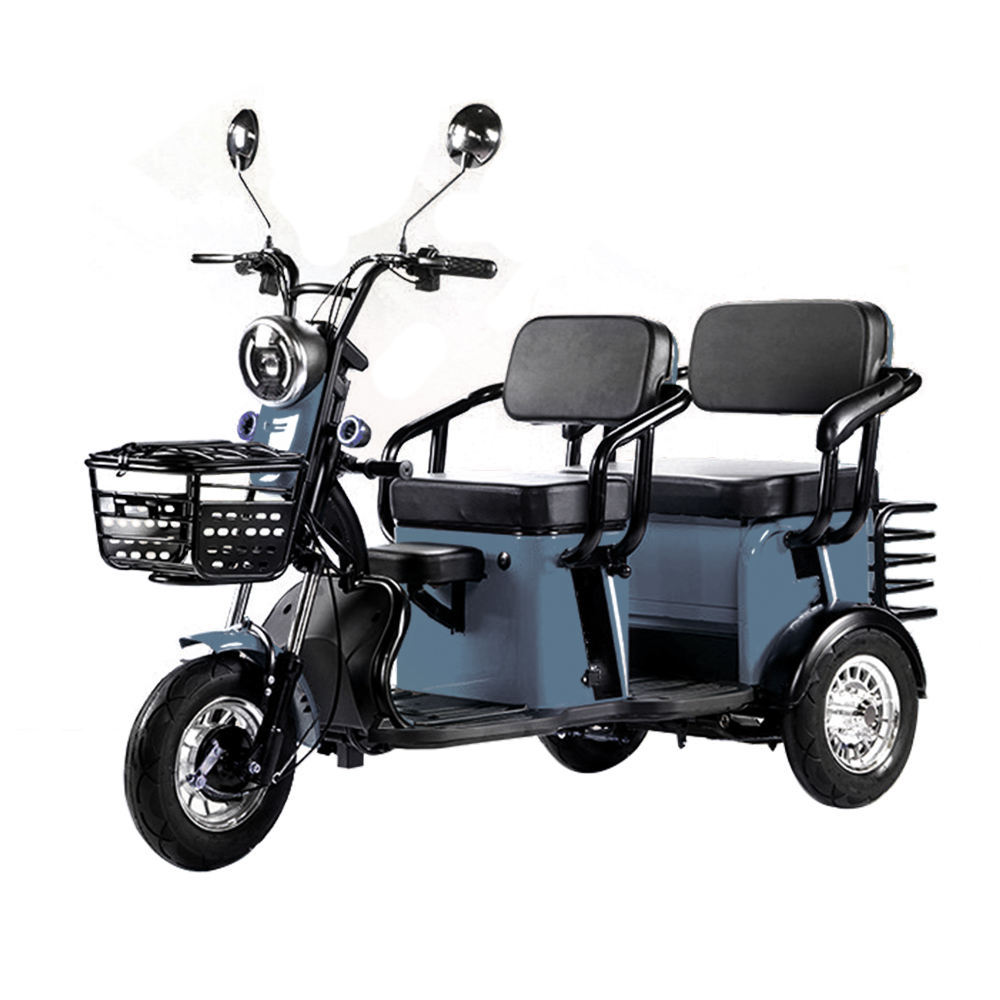 Electric Tricycle High Quality 3 Wheel Cargo Bike Electric Tricycle Family Delivery Ebike