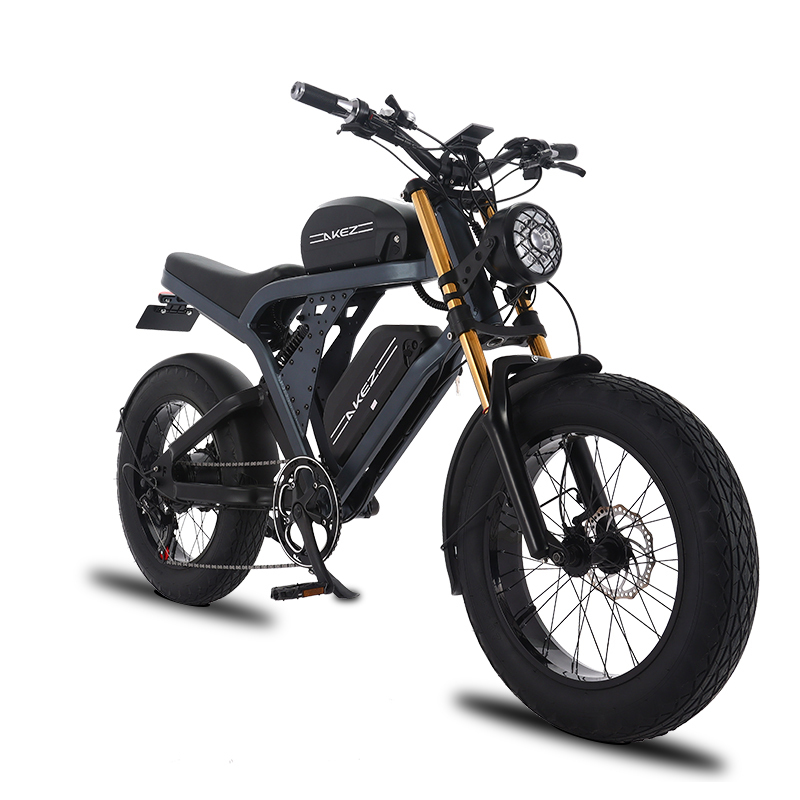 New 48v 1500w Retro E-Bike Electric Cycle Road Dirt Fat Tire E Bike Fast Ebike Electric Mountain Bike