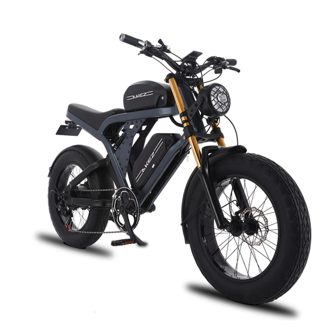 New 48v 1500w Retro E-Bike Electric Cycle Road Dirt Fat Tire E Bike Fast Ebike Electric Mountain Bike