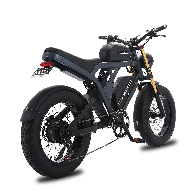 New 48v 1500w Retro E-Bike Electric Cycle Road Dirt Fat Tire E Bike Fast Ebike Electric Mountain Bike