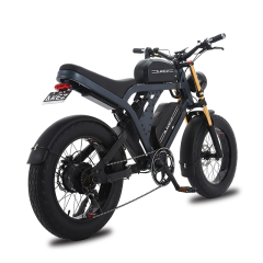 New 48v 1500w Retro E-Bike Electric Cycle Road Dirt Fat Tire E Bike Fast Ebike Electric Mountain Bike