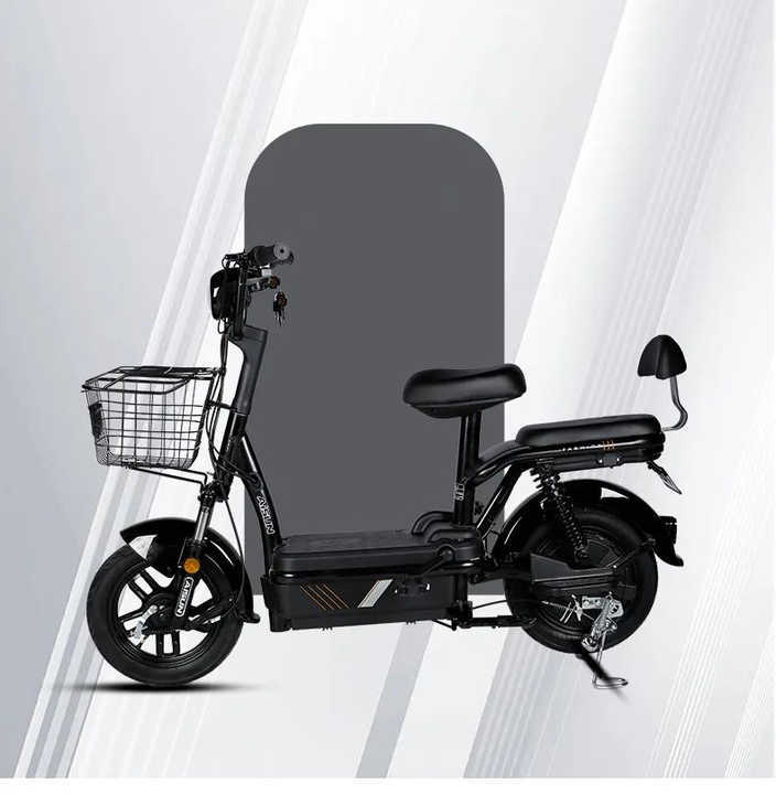 Wholesale Vintage 350W 48V Electric City Bike 14 Inch Electric Moped Electric Bike Bicycle With Seat
