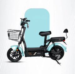 Wholesale Vintage 350W 48V Electric City Bike 14 Inch Electric Moped Electric Bike Bicycle With Seat