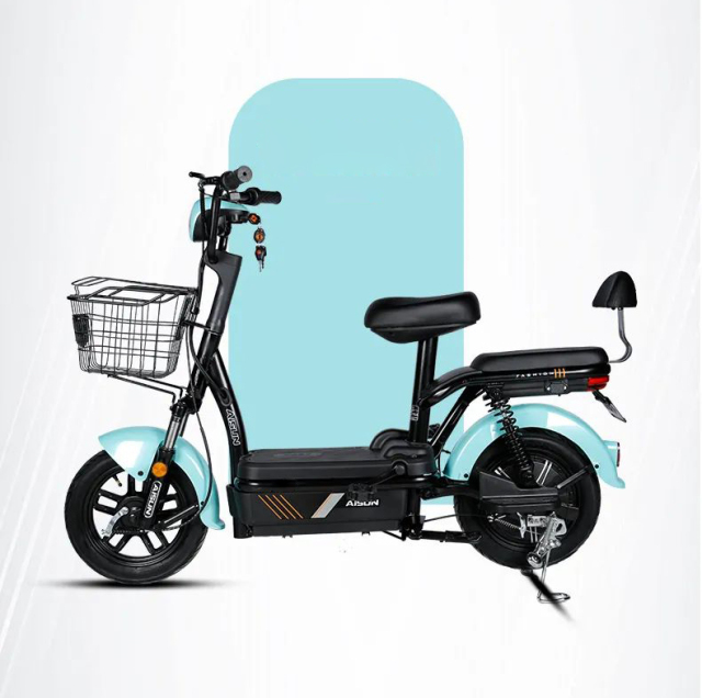 Wholesale Vintage 350W 48V Electric City Bike 14 Inch Electric Moped Electric Bike Bicycle With Seat