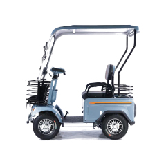Wholesale 800W 60V Electric Elderly Mobility Scooter 4 Wheel Mutlifuction Long Range Golf Cart With Roof No Battery