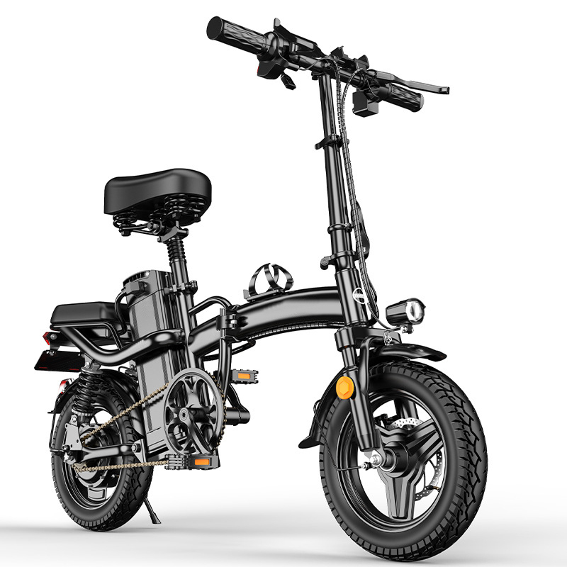 Hot Sale Mini Size Folding Electric Bicycle 400W 48V 14 Inch Electric City Bike Foldable Electric Bike