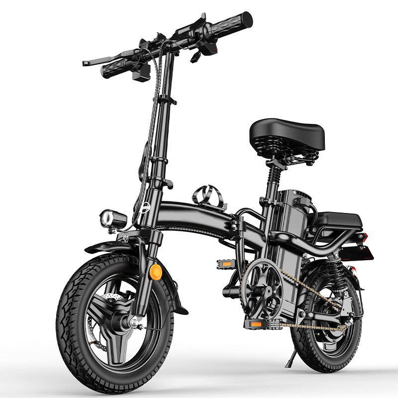 Hot Sale Mini Size Folding Electric Bicycle 400W 48V 14 Inch Electric City Bike Foldable Electric Bike