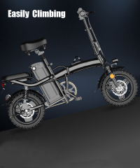 Hot Sale Mini Size Folding Electric Bicycle 400W 48V 14 Inch Electric City Bike Foldable Electric Bike