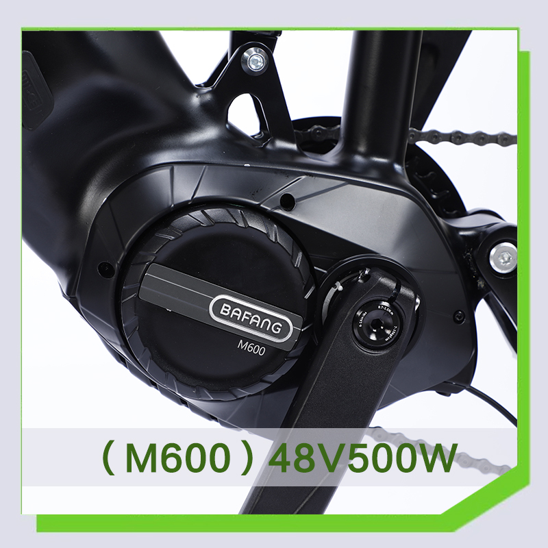 Aluminum Alloy 500W Electric Mountain Bike (EMTB) 48V Full Suspension 27.5Inch E Bike Central Motor Power Supply Lithium Battery