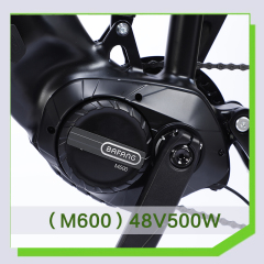 Aluminum Alloy 500W Electric Mountain Bike (EMTB) 48V Full Suspension 27.5Inch E Bike Central Motor Power Supply Lithium Battery