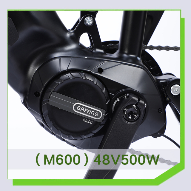 Aluminum Alloy 500W Electric Mountain Bike (EMTB) 48V Full Suspension 27.5Inch E Bike Central Motor Power Supply Lithium Battery