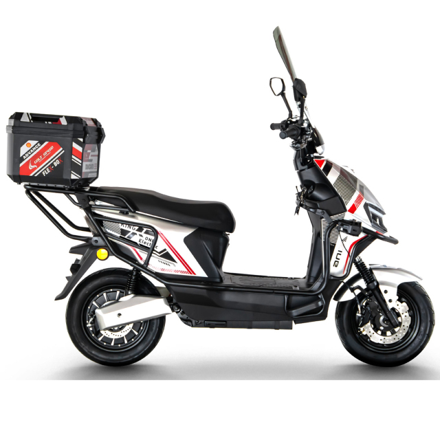 1500W Sports Brushless Motor Electric Motorcycle with 72V Tail Box Maximum Speed 65km/h