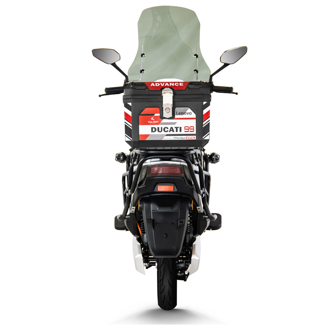 1500W Sports Brushless Motor Electric Motorcycle with 72V Tail Box Maximum Speed 65km/h
