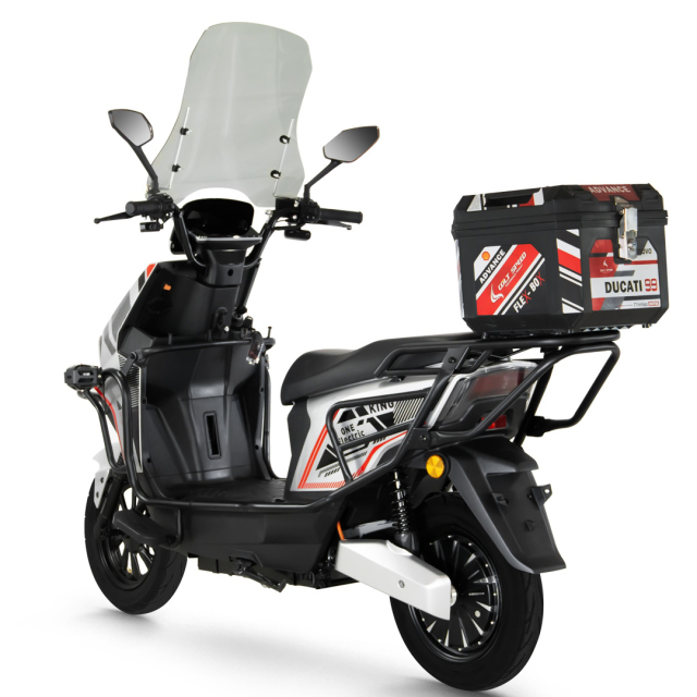 1500W Sports Brushless Motor Electric Motorcycle with 72V Tail Box Maximum Speed 65km/h