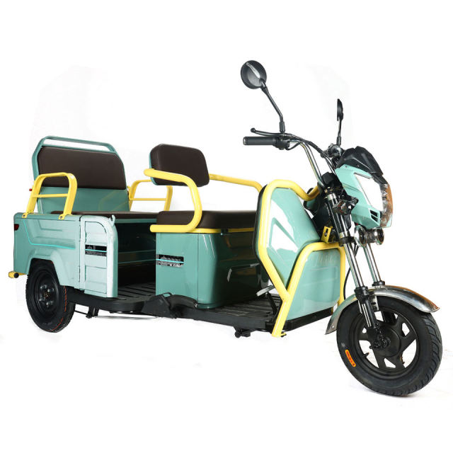 2024 New Ebike 3 Wheel Electric Bike Cargo Electric Delivery Tricycle With Basket
