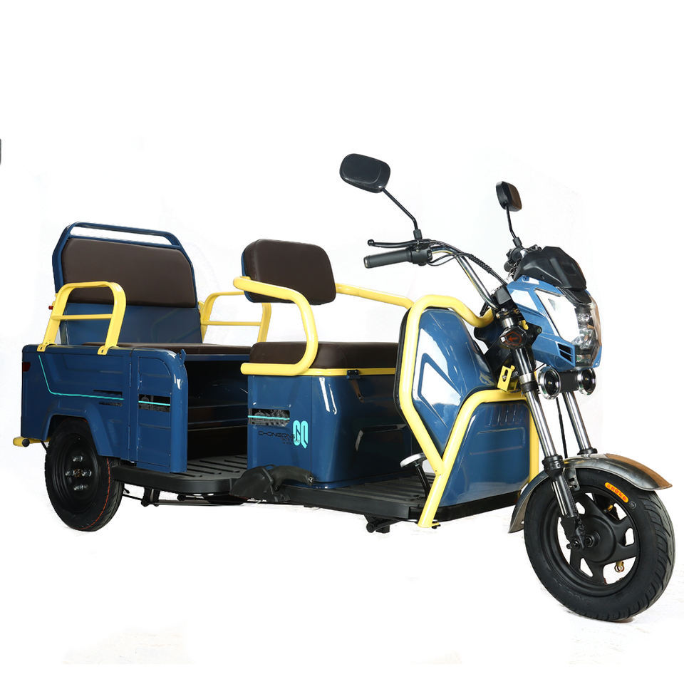 2024 New Ebike 3 Wheel Electric Bike Cargo Electric Delivery Tricycle With Basket