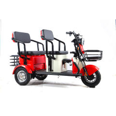New Arrival Hot Sale Electric Tricycle 48V 20Ah Adults 3 Wheel Cargo E Bike With Front Rear Cargo Basket