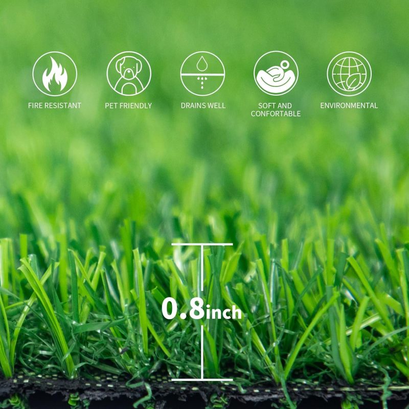 Artificial Grass Turf Mat, 4/5 Inch Indoor Outdoor Entrance Mat, Pet-Friendly Decoration, Easy to Clean (72” x 48”)