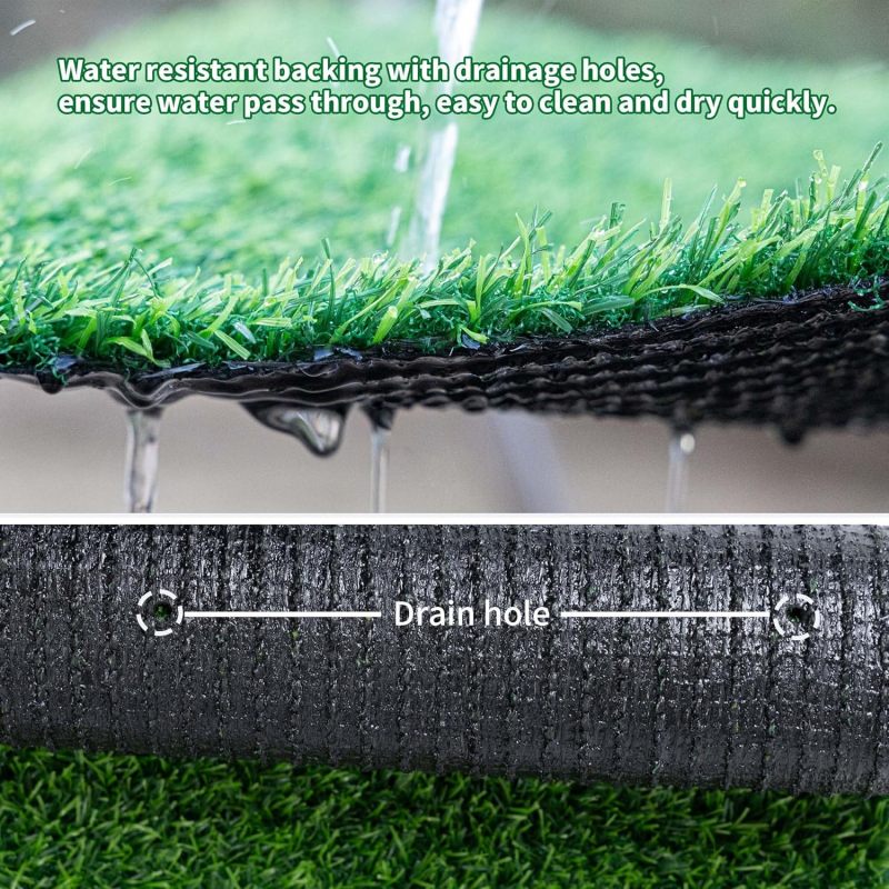 Artificial Grass Turf Mat, 4/5 Inch Indoor Outdoor Entrance Mat, Pet-Friendly Decoration, Easy to Clean (60” x 36”)