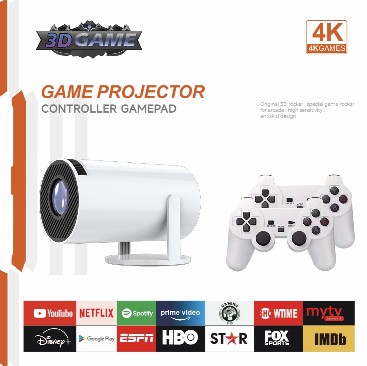 KG Projector Allwinner H713 120 ANSI